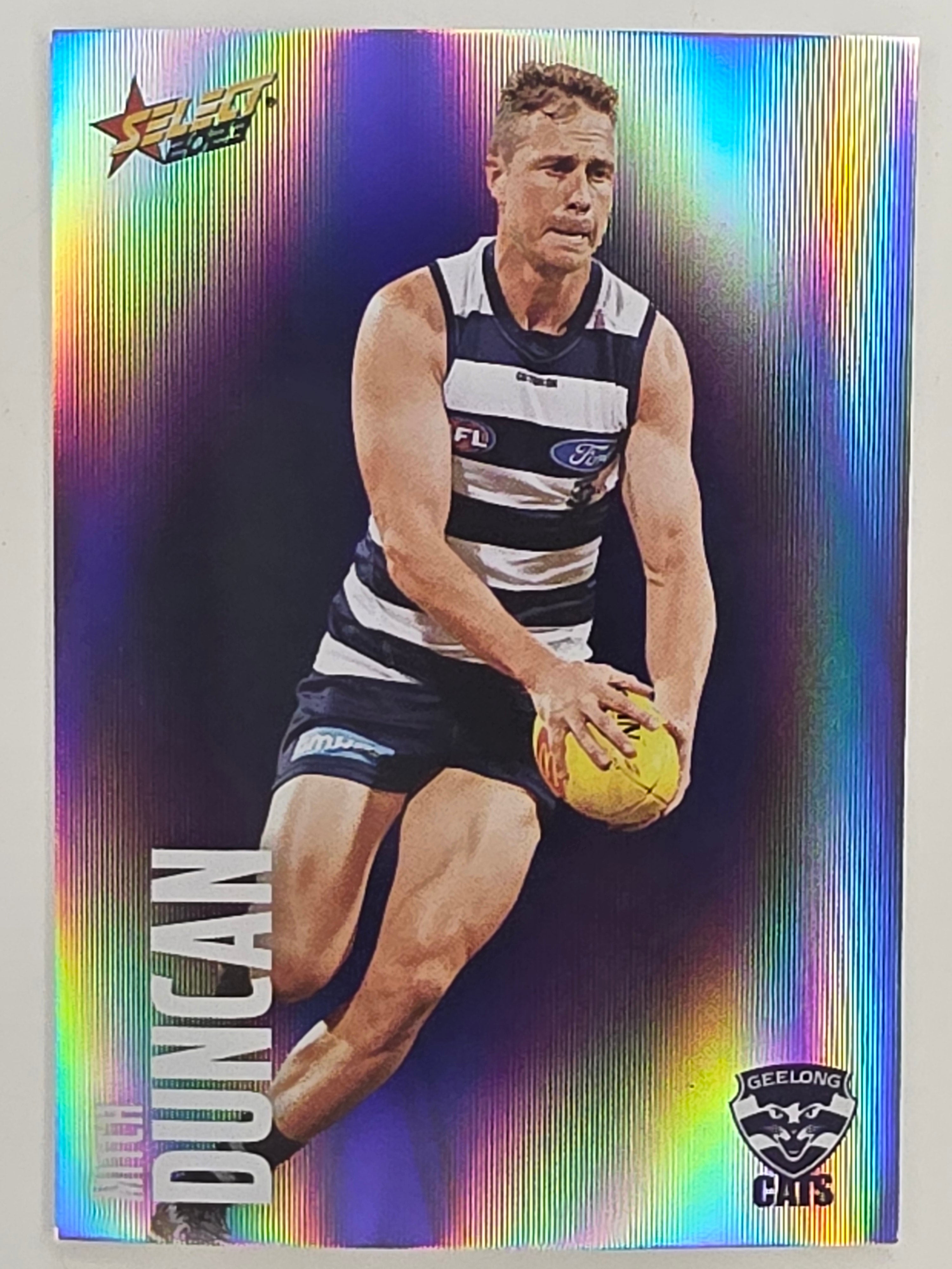 AFL 2023 Footy Stars Parallel Colour Spots #066 Mitch Duncan Geelong Cats