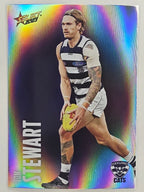 AFL 2023 Footy Stars Parallel Colour Spots #070 Tom Stewart Geelong Cats