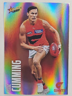 AFL 2023 Footy Stars Parallel Colour Spots #073 Isaac Cumming GWS Giants