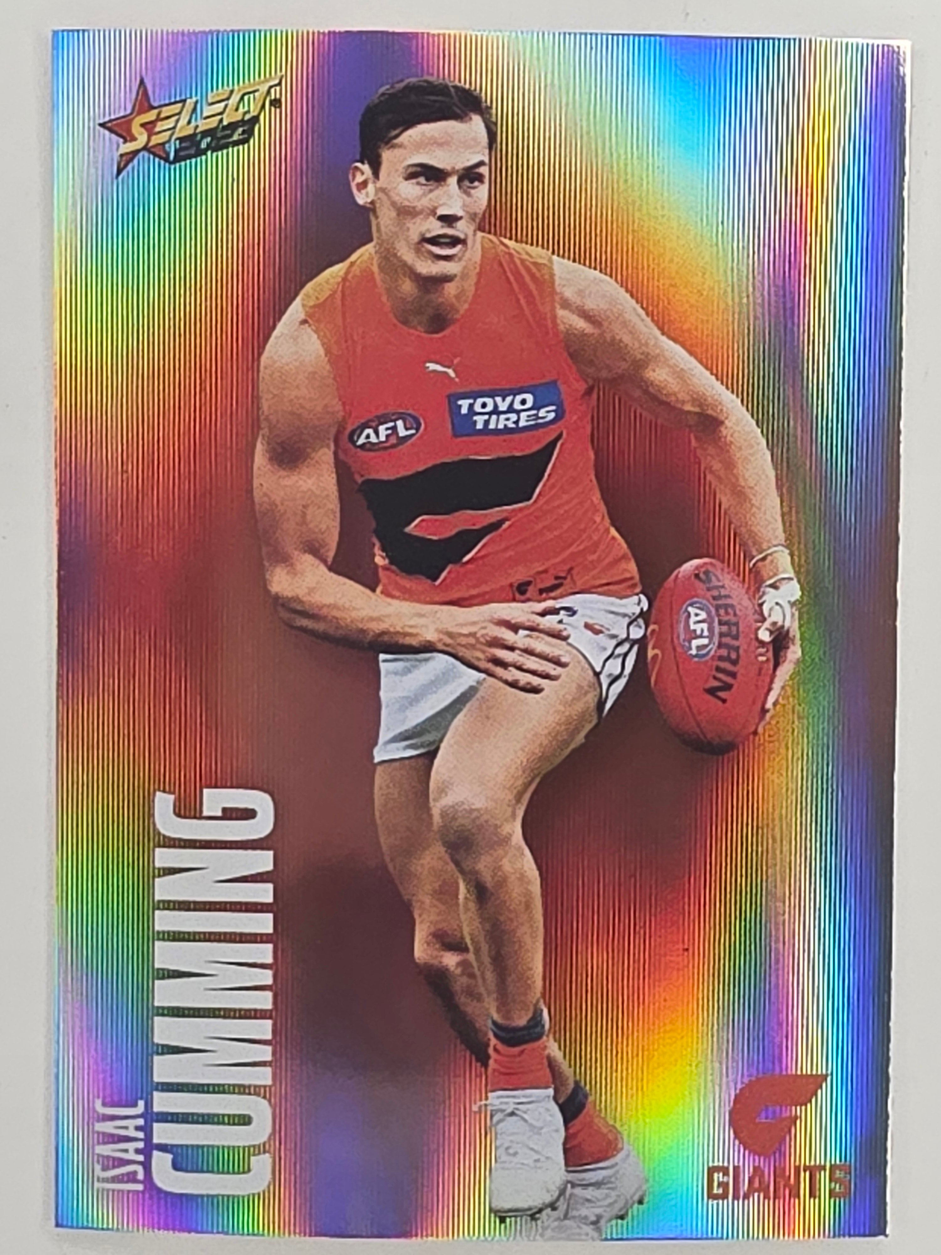 AFL 2023 Footy Stars Parallel Colour Spots #073 Isaac Cumming GWS Giants