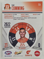 AFL 2023 Footy Stars Parallel Colour Spots #073 Isaac Cumming GWS Giants