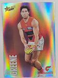 AFL 2023 Footy Stars Parallel Colour Spots #075 Toby Greene GWS Giants