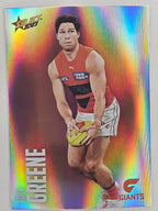 AFL 2023 Footy Stars Parallel Colour Spots #075 Toby Greene GWS Giants
