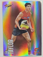 AFL 2023 Footy Stars Parallel Colour Spots #079 Sam Taylor GWS Giants