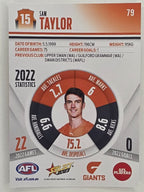 AFL 2023 Footy Stars Parallel Colour Spots #079 Sam Taylor GWS Giants