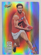AFL 2023 Footy Stars Parallel Colour Spots #080 Callan Ward GWS Giants