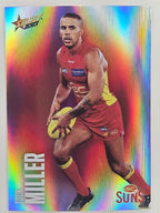 AFL 2023 Footy Stars Parallel Colour Spots #088 Touk Miller Gold Coast Suns