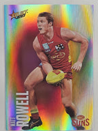 AFL 2023 Footy Stars Parallel Colour Spots #089 Matt Rowell Gold Coast Suns