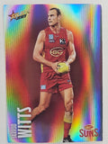AFL 2023 Footy Stars Parallel Colour Spots #091 Jarrod Witts Gold Coast Suns