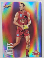 AFL 2023 Footy Stars Parallel Colour Spots #091 Jarrod Witts Gold Coast Suns