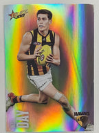 AFL 2023 Footy Stars Parallel Colour Spots #093 Will Day Hawthorn Hawks