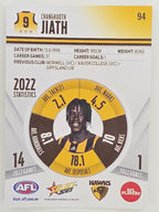 AFL 2023 Footy Stars Parallel Colour Spots #094 Changkuoth Jiath Hawthorn Hawks