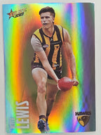 AFL 2023 Footy Stars Parallel Colour Spots #095 Mitch Lewis Hawthorn Hawks