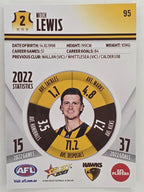 AFL 2023 Footy Stars Parallel Colour Spots #095 Mitch Lewis Hawthorn Hawks