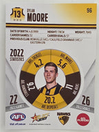 AFL 2023 Footy Stars Parallel Colour Spots #096 Dylan Moore Hawthorn Hawks