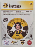 AFL 2023 Footy Stars Parallel Colour Spots #098 Jai Newcombe Hawthorn Hawks