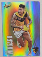 AFL 2023 Footy Stars Parallel Colour Spots #100 Chad Wingard Hawthorn Hawks
