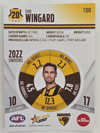 AFL 2023 Footy Stars Parallel Colour Spots #100 Chad Wingard Hawthorn Hawks