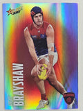AFL 2023 Footy Stars Parallel Colour Spots #102 Angus Brayshaw Melbourne Demons