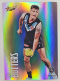 AFL 2023 Footy Stars Parallel Colour Spots #124 Zak Butters Port Adelaide Power