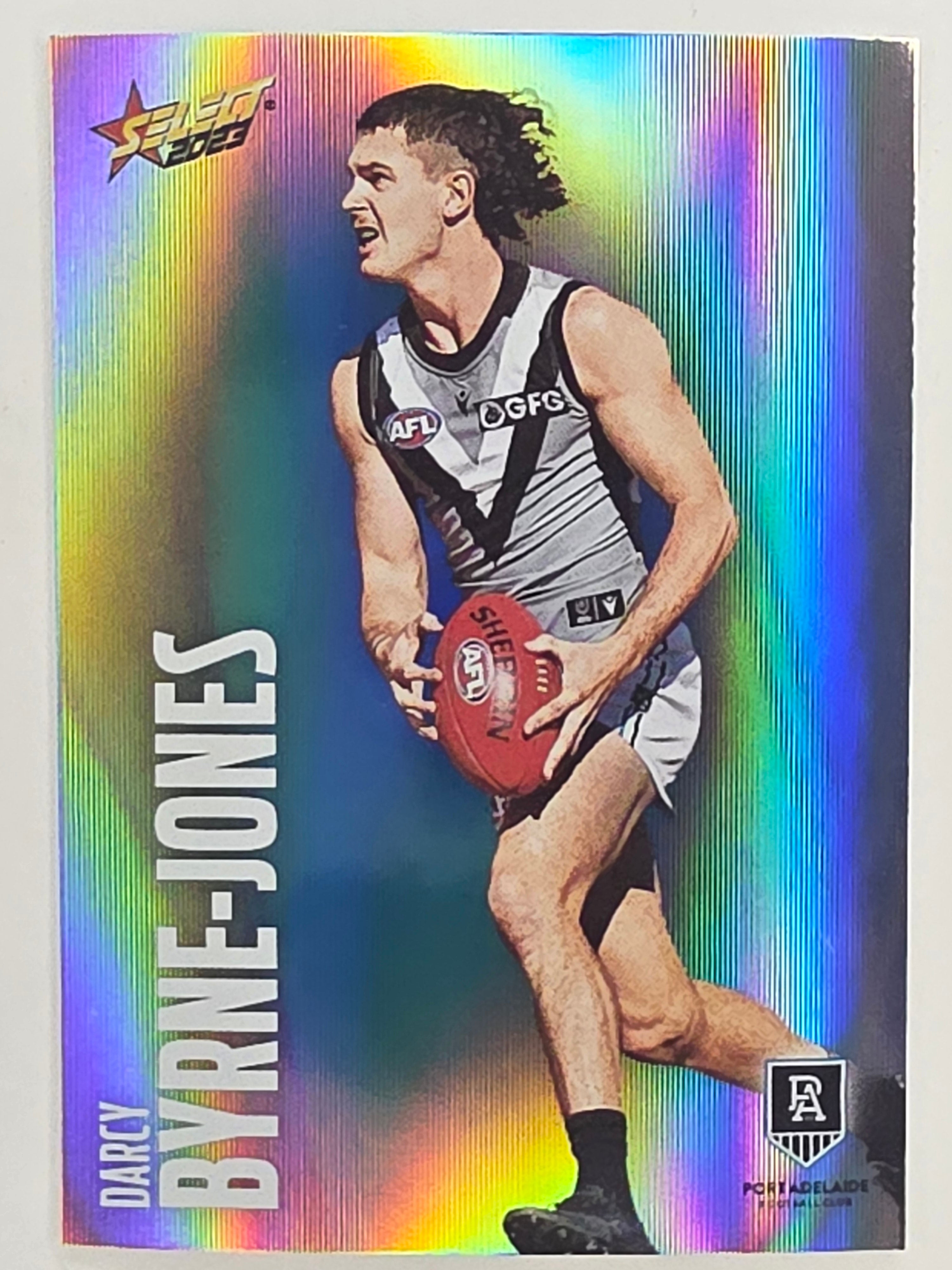 AFL 2023 Footy Stars Parallel Colour Spots #125 Darcy Byrne-Jones Port Adelaide Power
