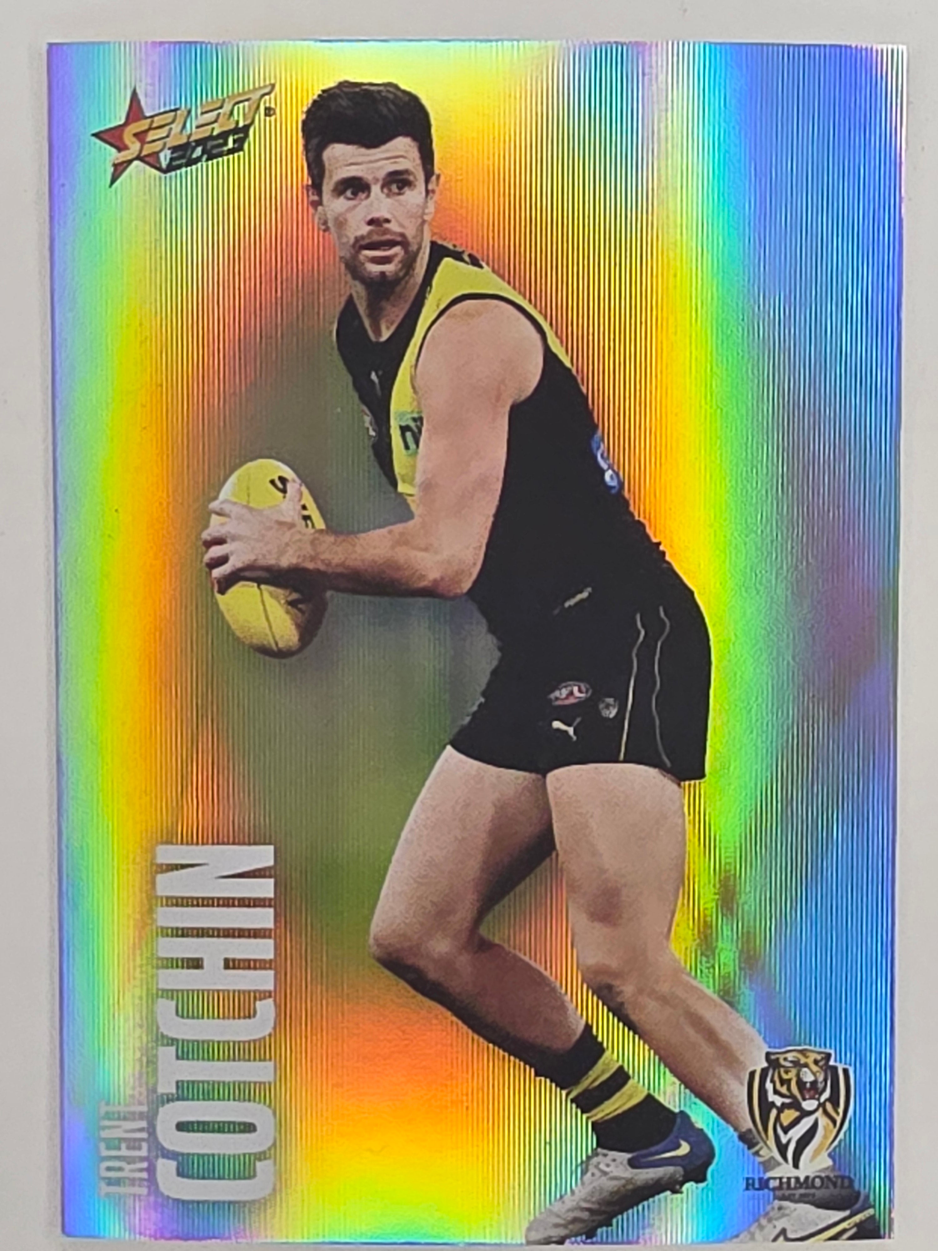 AFL 2023 Footy Stars Parallel Colour Spots #133 Trent Cotchin Richmond Tigers