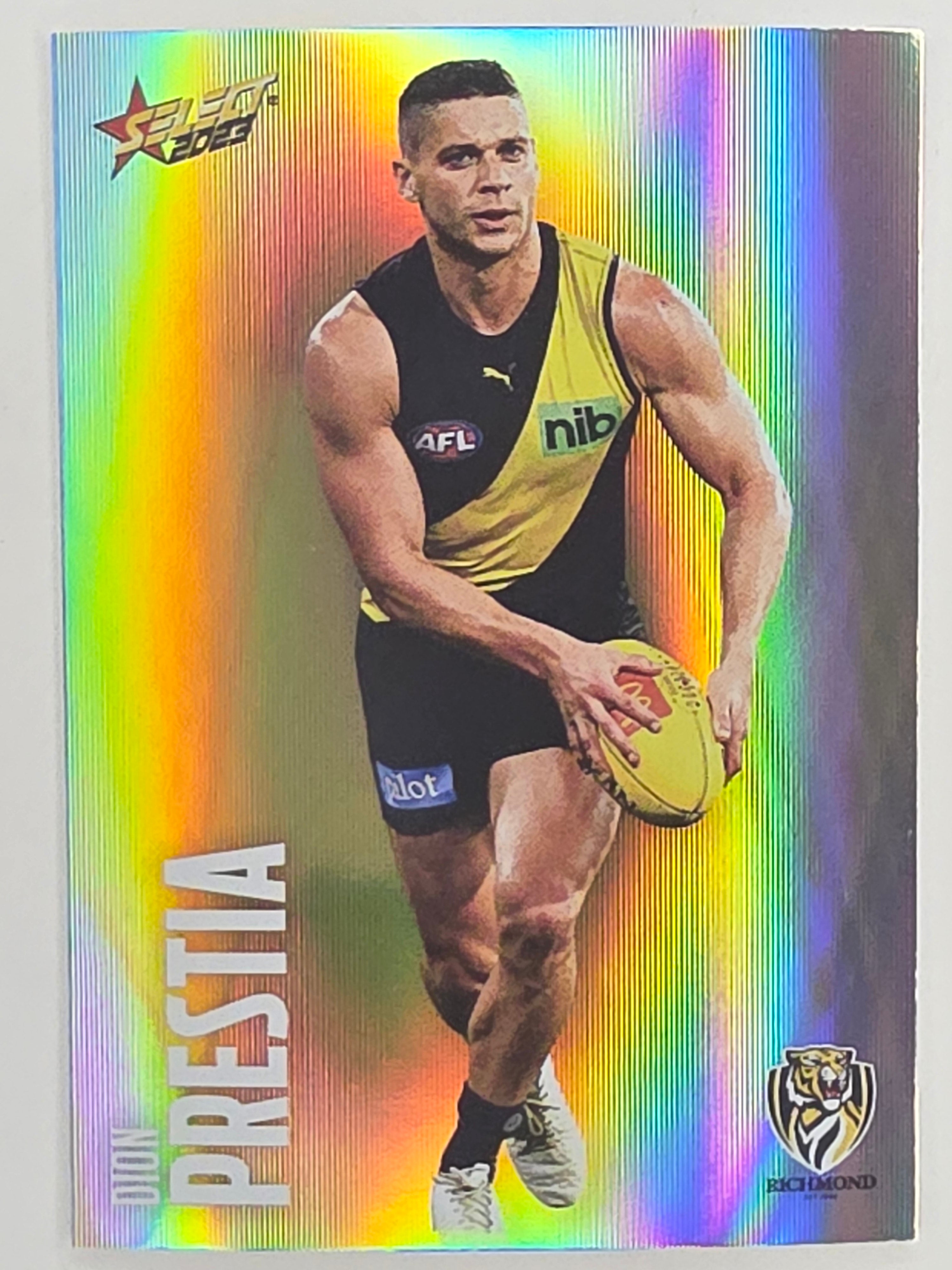 AFL 2023 Footy Stars Parallel Colour Spots #138 Dion Prestia Richmond Tigers
