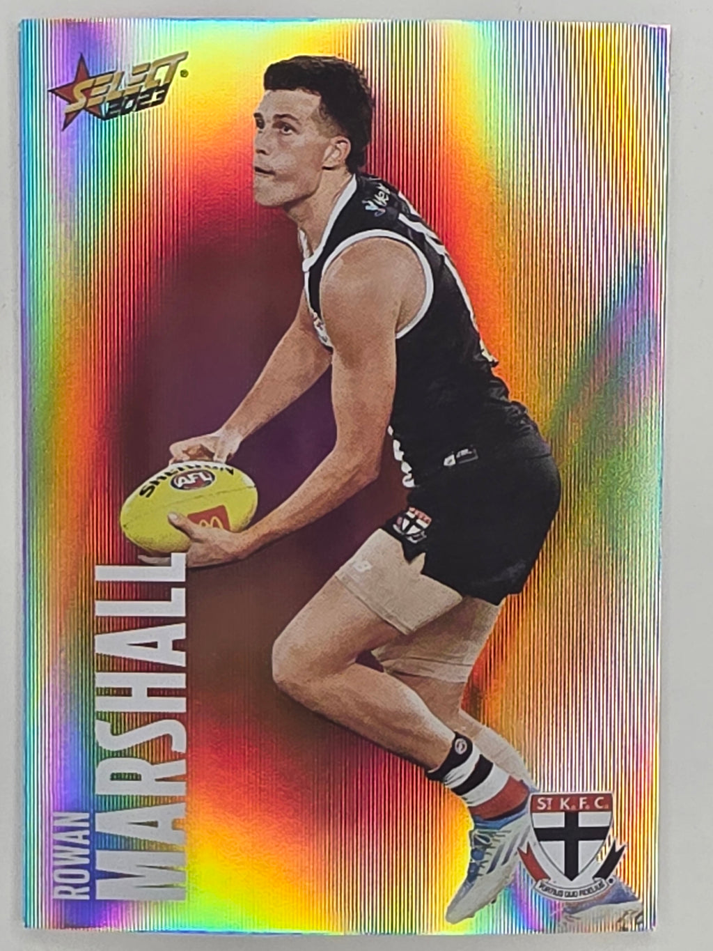 AFL 2023 Footy Stars Parallel Colour Spots #146 Rowan Marshall St Kilda Saints