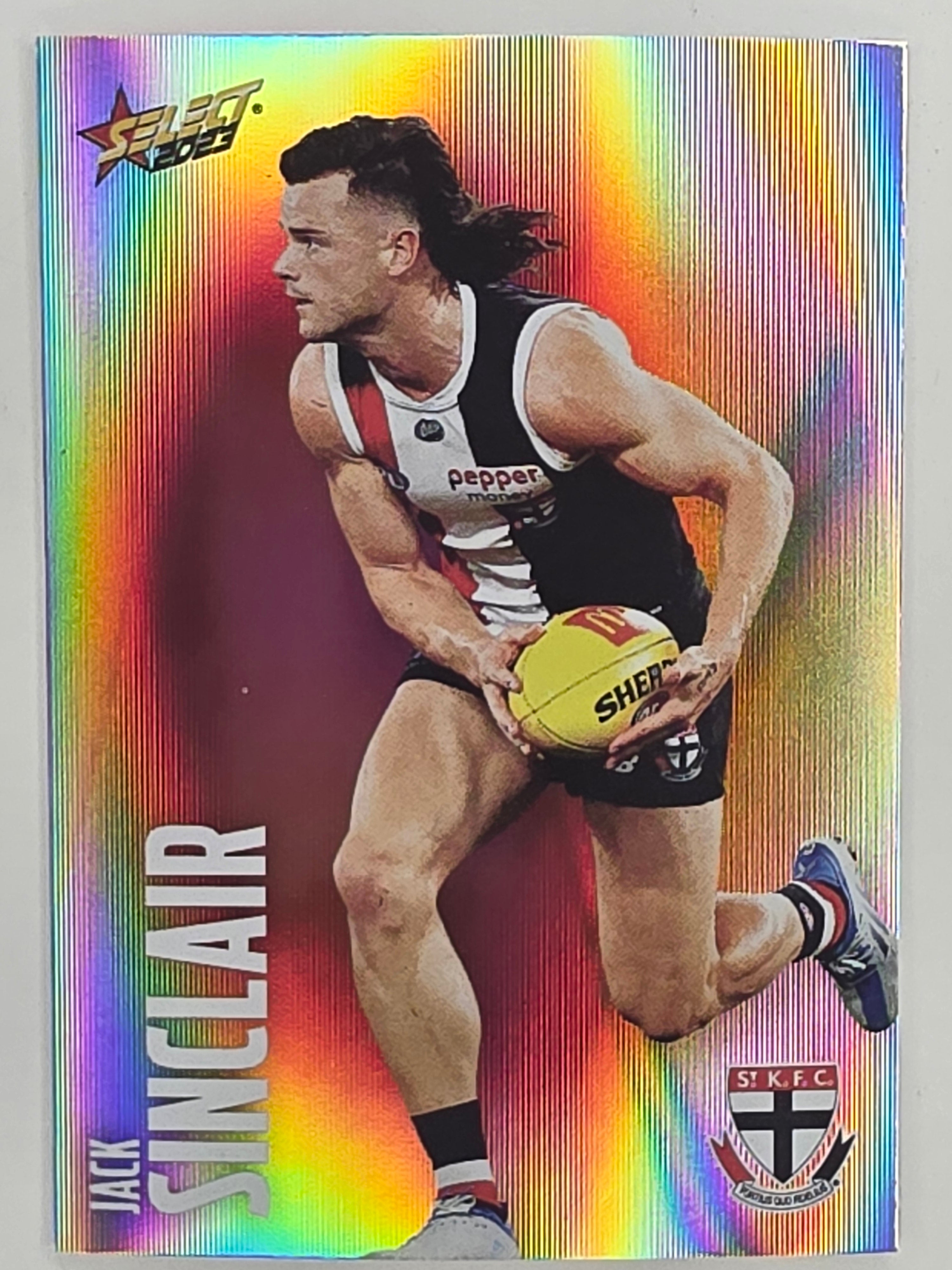 AFL 2023 Footy Stars Parallel Colour Spots #149 Jack Sinclair St Kilda Saints