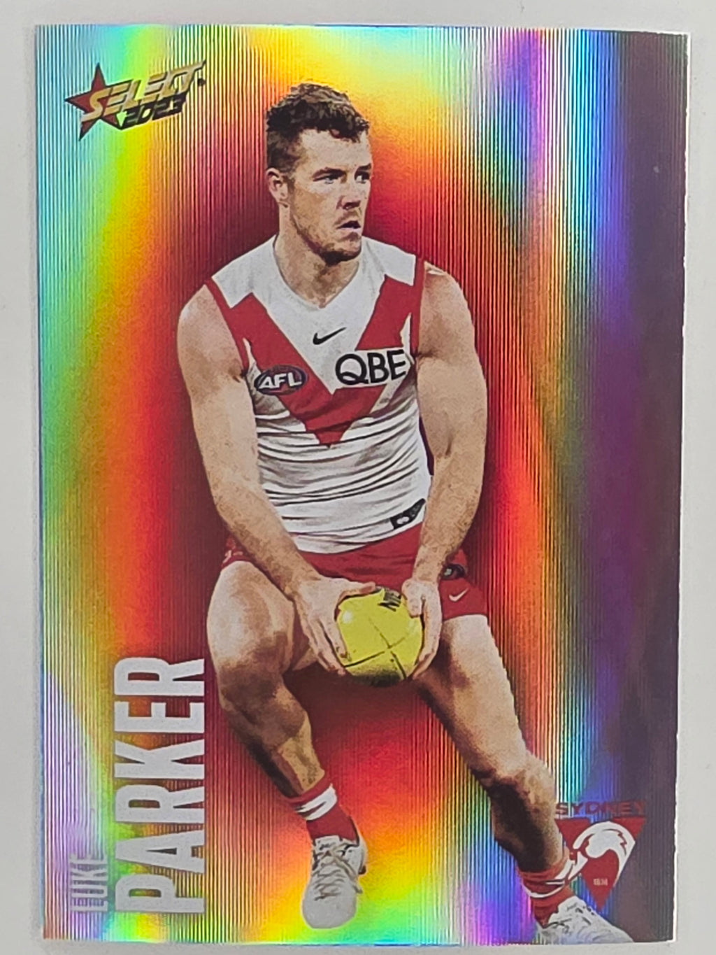 AFL 2023 Footy Stars Parallel Colour Spots #159 Luke Parker Sydney Swans