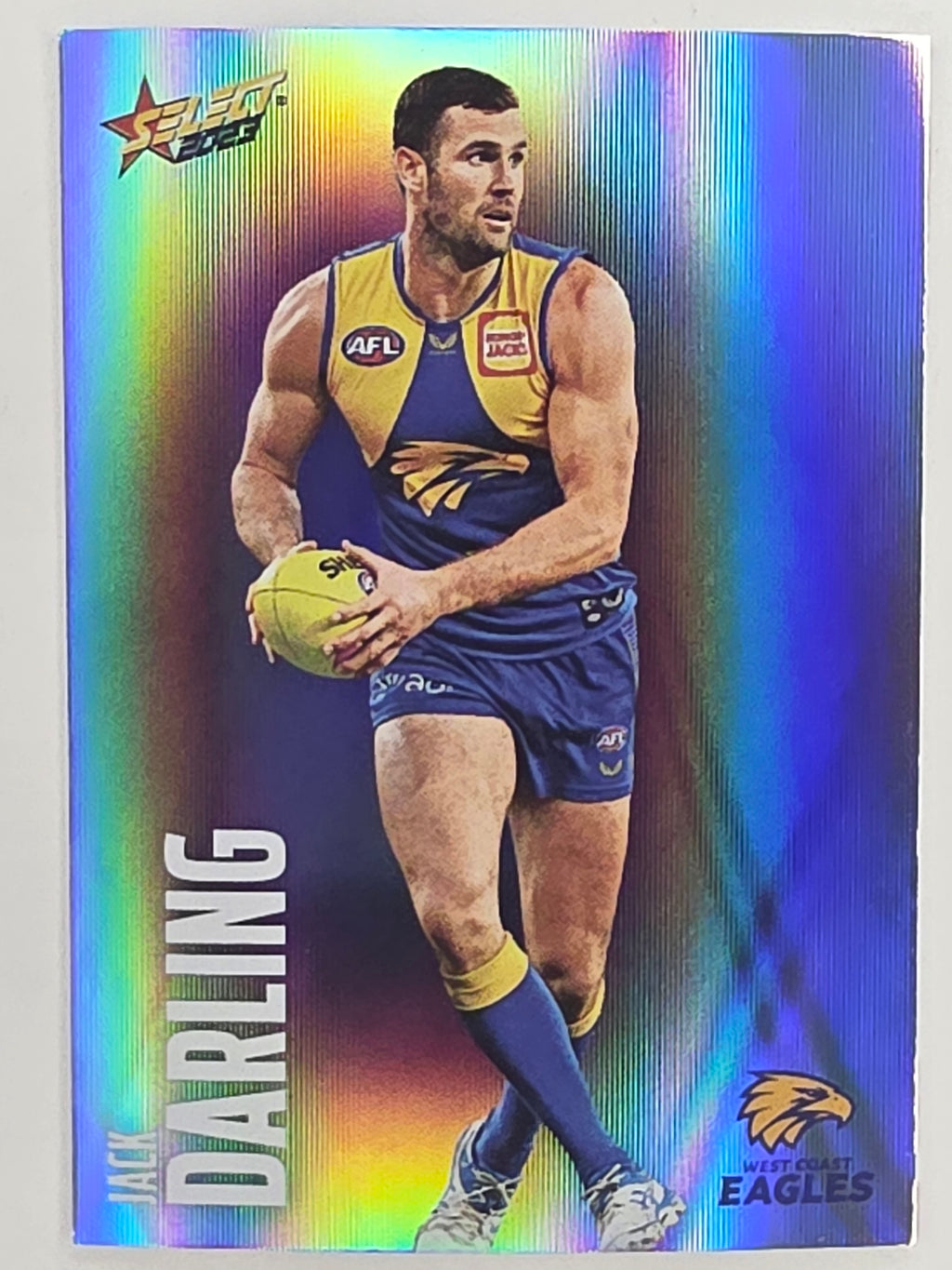 AFL 2023 Footy Stars Parallel Colour Spots #162 Jack Darling West Coast Eagles