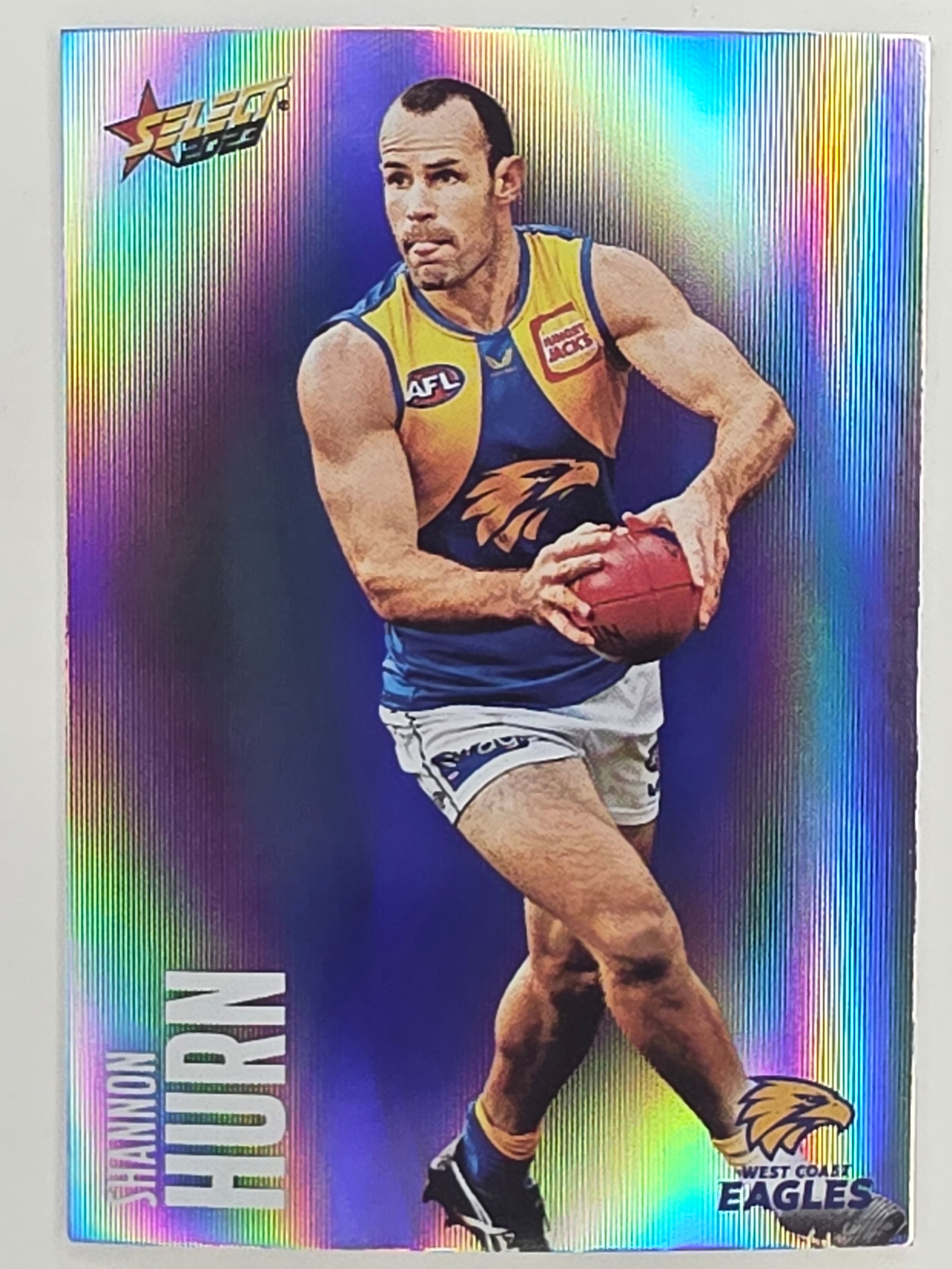 AFL 2023 Footy Stars Parallel Colour Spots #165 Shannon Hurn West Coast Eagles