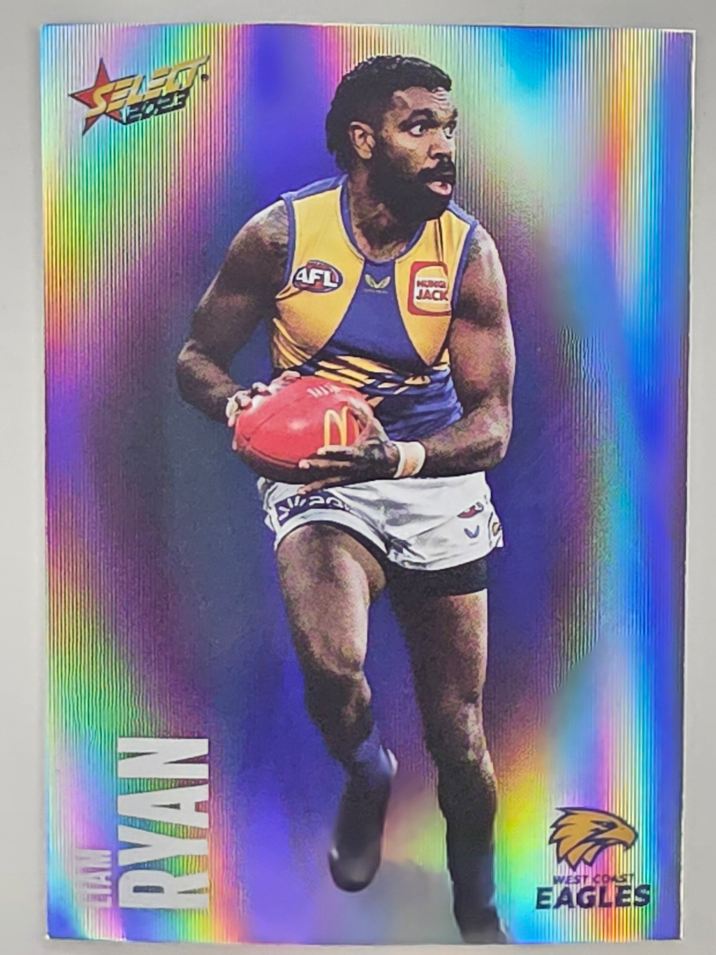 AFL 2023 Footy Stars Parallel Colour Spots #169 Liam Ryan West Coast Eagles