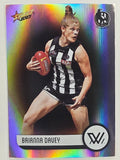AFL 2023 Footy Stars Parallel Colour Spots #192 Brianna Davey Collingwood Magpies AFLW