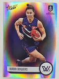 AFL 2023 Footy Stars Parallel Colour Spots #198 Kiara Bowers Fremantle Dockers AFLW
