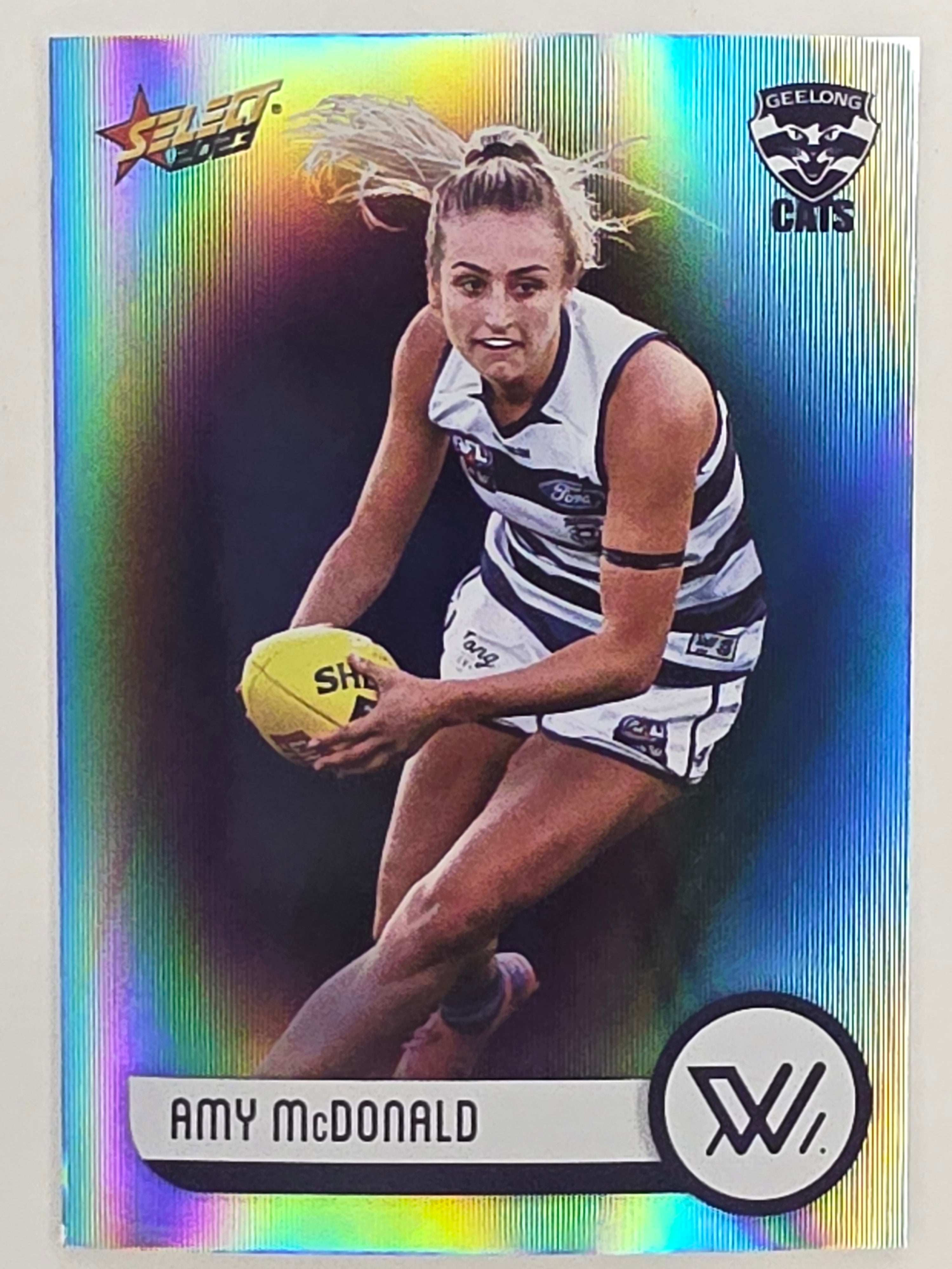AFL 2023 Footy Stars Parallel Colour Spots #200 Amy McDonald Geelong Cats AFLW