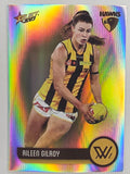 AFL 2023 Footy Stars Parallel Colour Spots #211 Aileen Gilroy Hawthorn Hawks AFLW