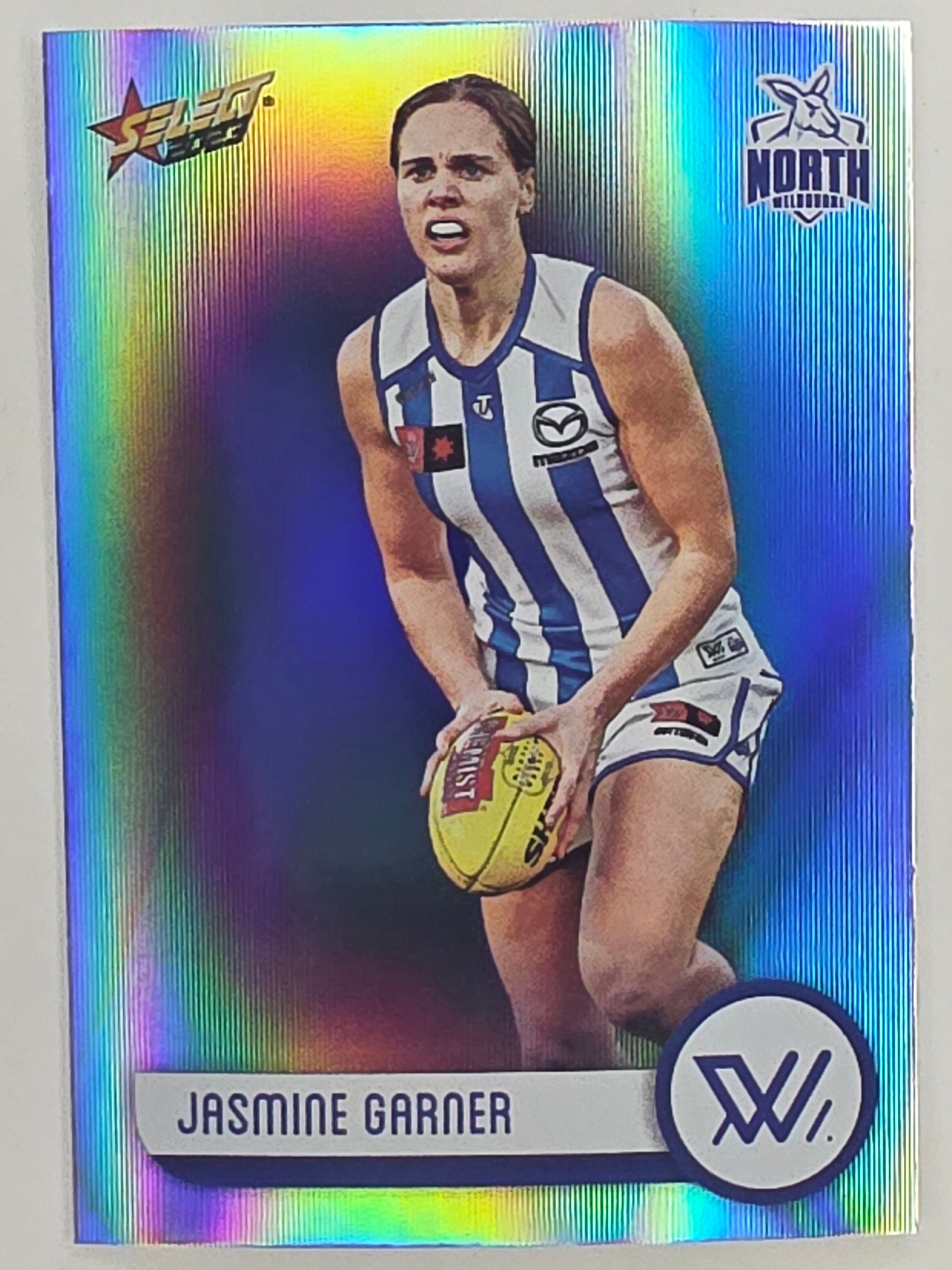 AFL 2023 Footy Stars Parallel Colour Spots #215 Jasmine Garner North Melbourne AFLW