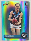 AFL 2023 Footy Stars Parallel Colour Spots #218 Angela Foley Port Adelaide AFLW