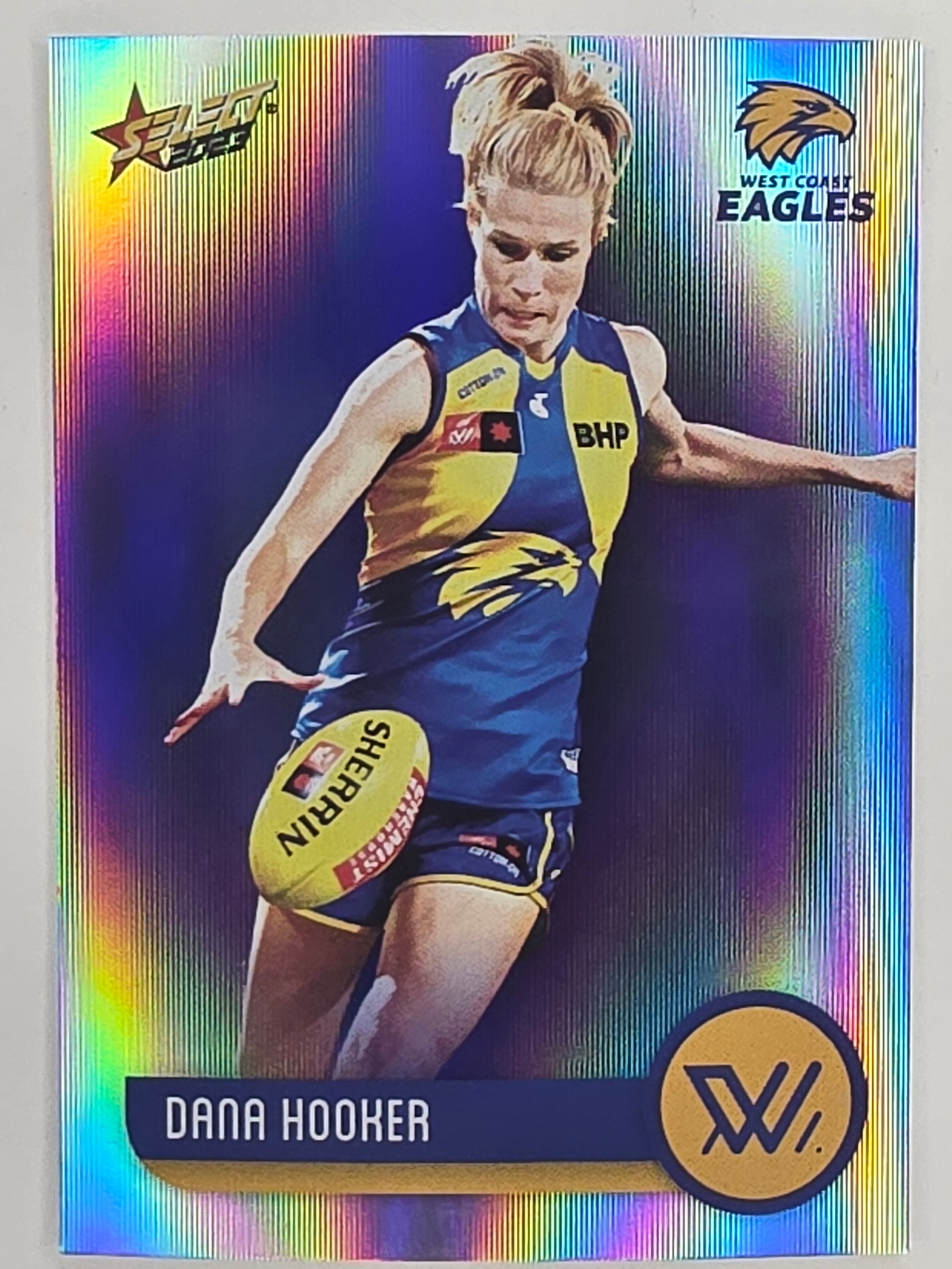 AFL 2023 Footy Stars Parallel Colour Spots #230 Dana Hooker West Coast Eagles AFLW