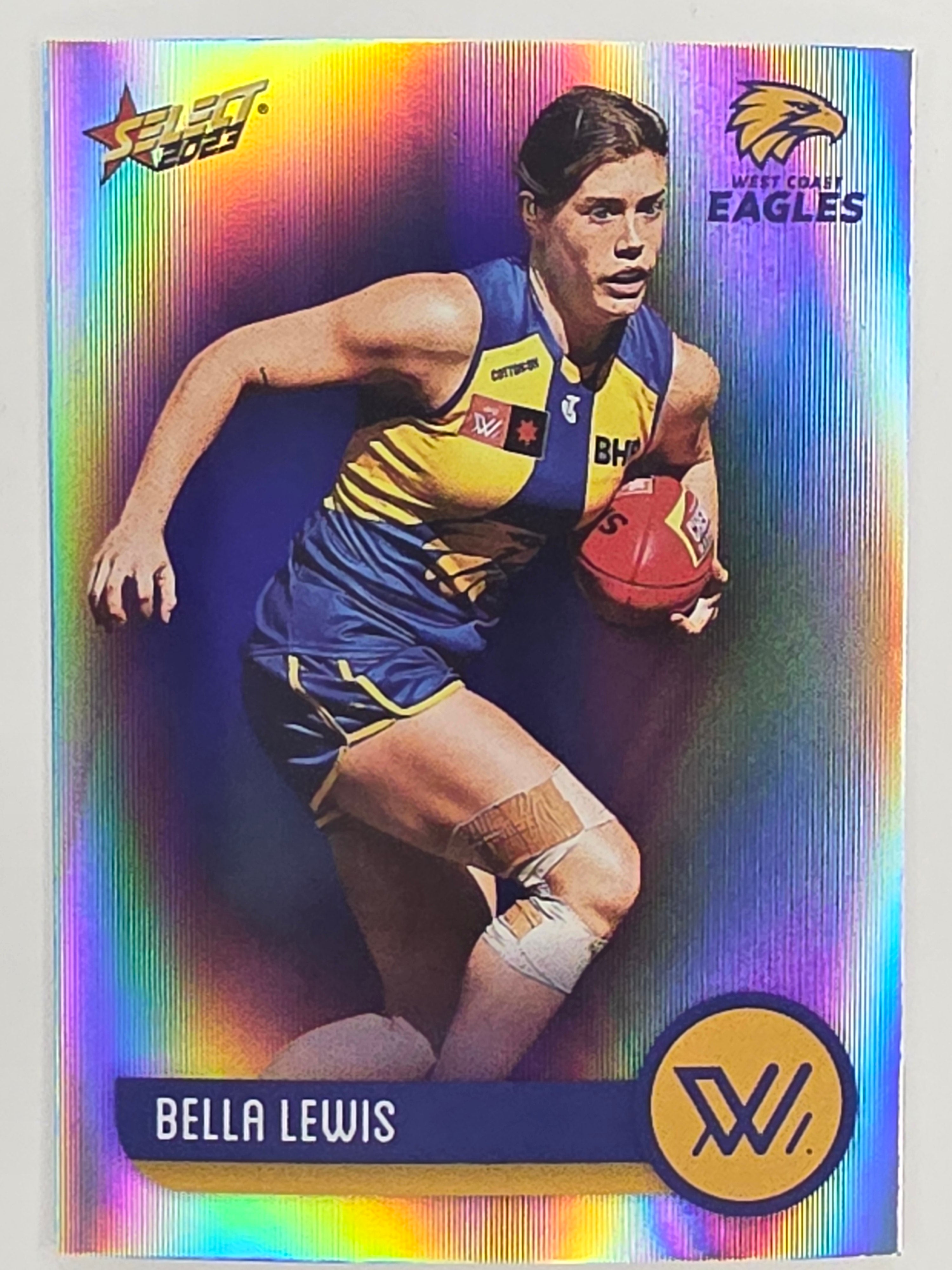 AFL 2023 Footy Stars Parallel Colour Spots #231 Bella Lewis West Coast Eagles AFLW