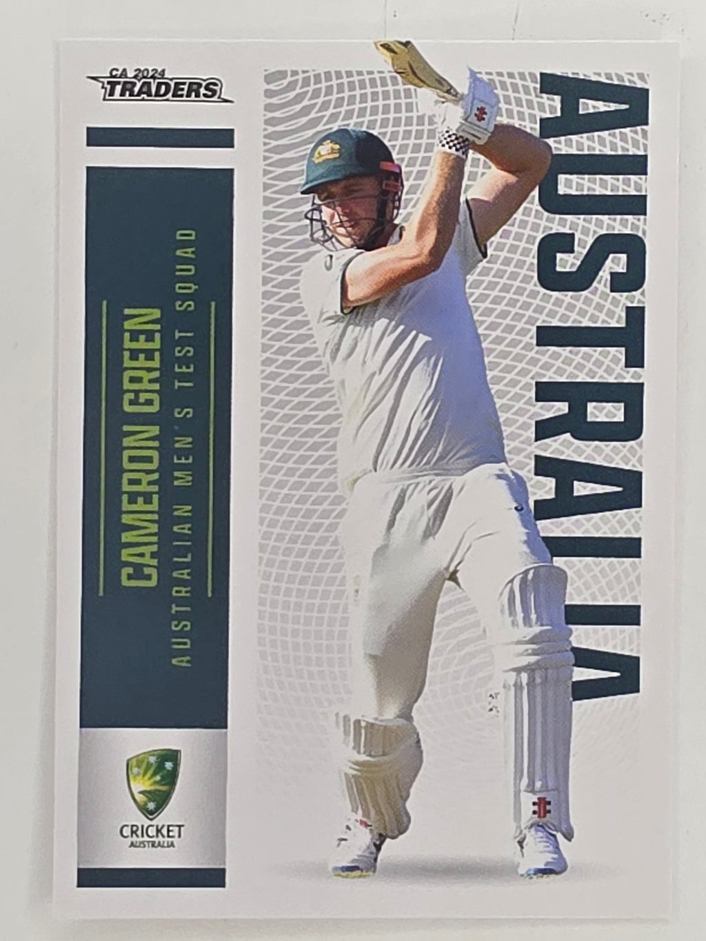 2024–25 Cricket Traders Base Card #003 Cameron Green Australian Men's Test