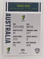 2024–25 Cricket Traders Base Card #005 Travis Head Australian Men's Test