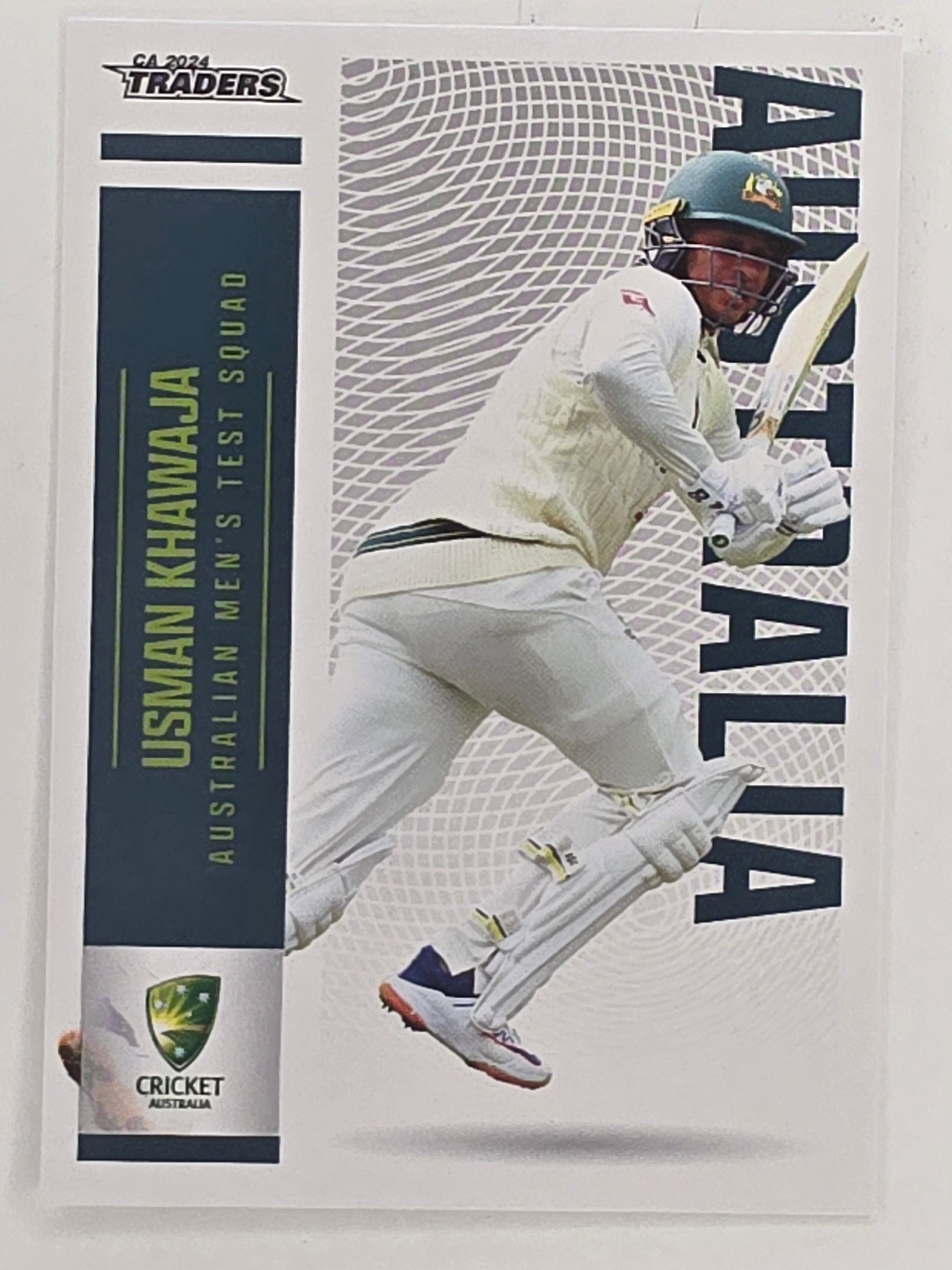 2024–25 Cricket Traders Base Card #006 Usman Khawaja Australian Men's Test