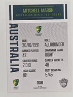 2024–25 Cricket Traders Base Card #008 Mitchell Marsh Australian Men's Test