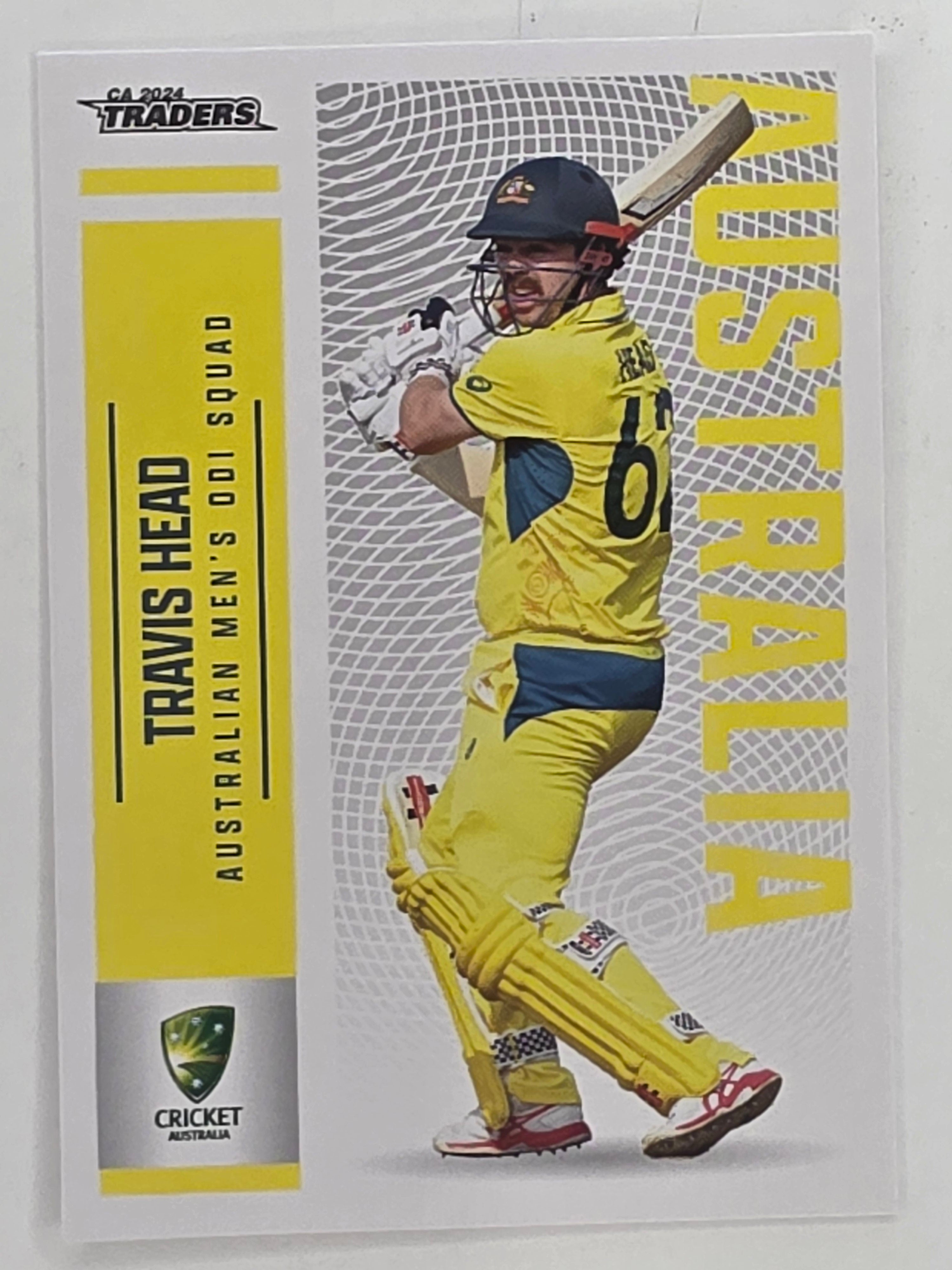 2024–25 Cricket Traders Base Card #012 Travis Head Australian Men's ODI