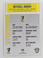 2024–25 Cricket Traders Base Card #015 Mitchell Marsh Australian Men's ODI