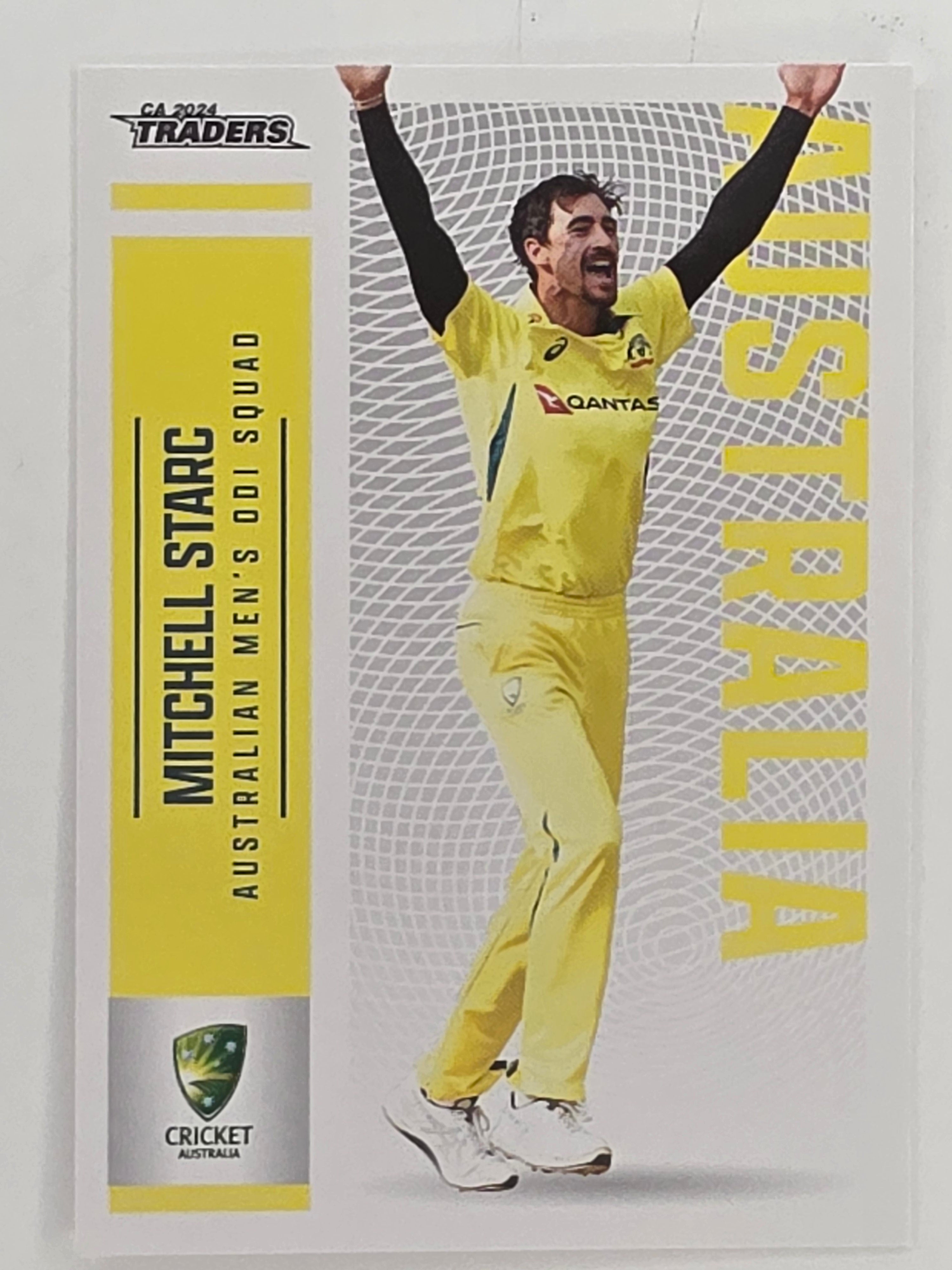 2024–25 Cricket Traders Base Card #017 Mitchell Starc Australian Men's ODI