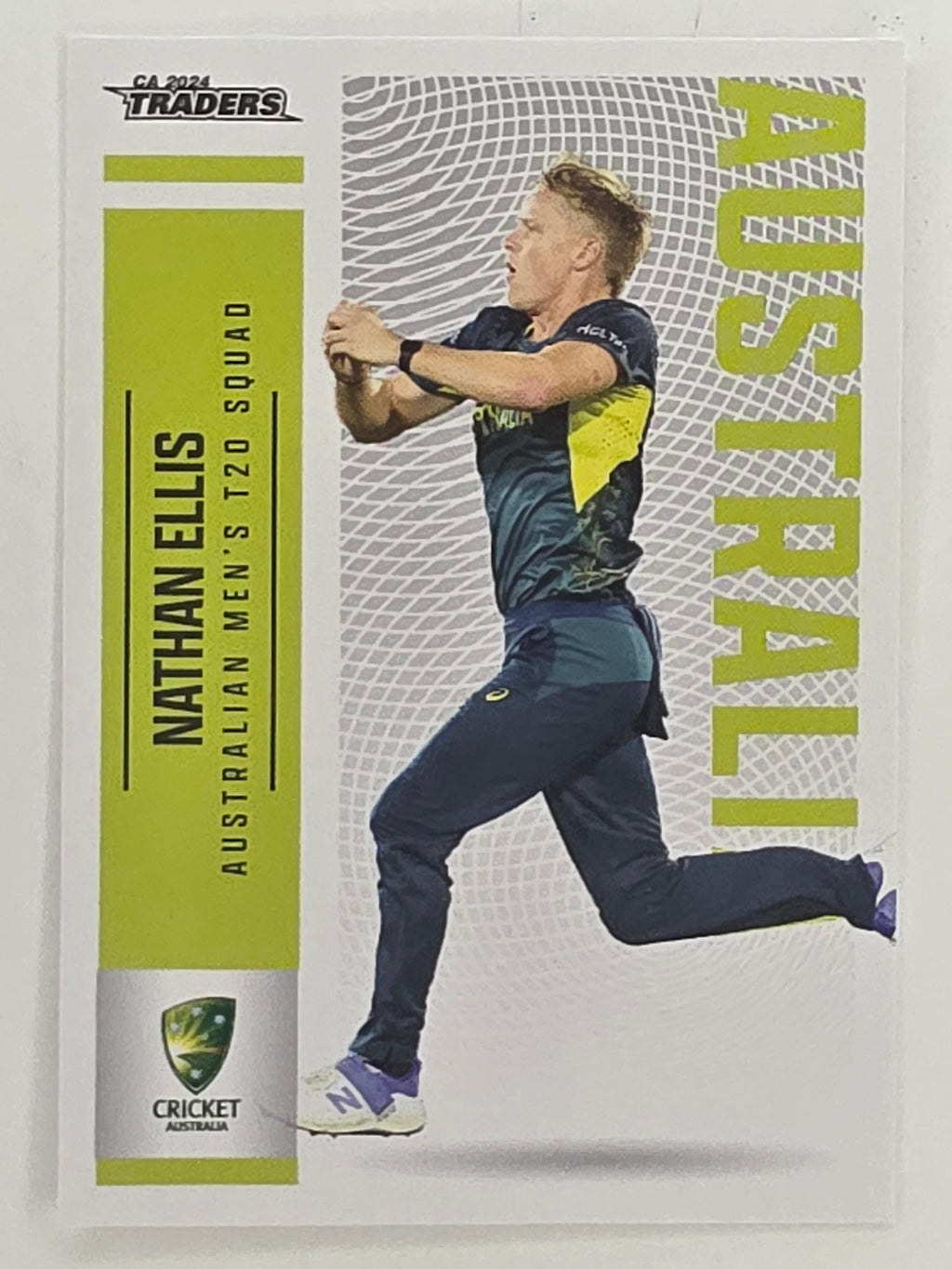 2024–25 Cricket Traders Base Card #020 Nathan Ellis Australian Men's T20
