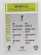 2024–25 Cricket Traders Base Card #020 Nathan Ellis Australian Men's T20